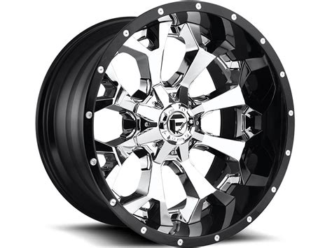 Fuel Two Piece Chrome And Black Assault Wheels Realtruck