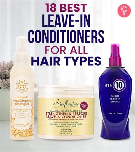 18 Best Reviewed Leave In Conditioners For All Hair Types