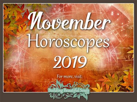 November 2019 Horoscope | All 12 Zodiac Signs & Monthly Astrology ...