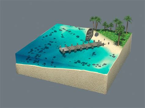 Landscapes Beach 3d Models For Download Turbosquid