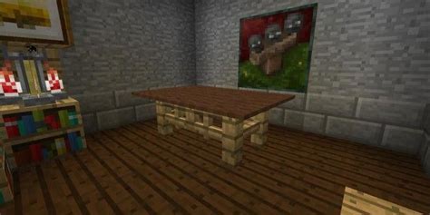 Table Minecraft Building Ideas Interior Decor Armchairs Minecraft