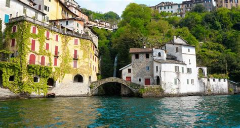 Hidden Waterfall Behind Ancient Roman Bridge Lake Como Italy Rtravel