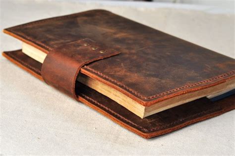 Handmade Leather Book Coverunique Office Supplies Book Etsy Leather