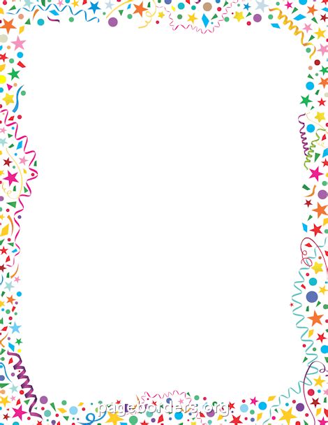 Birthday Clipart Borders 20 Free Cliparts Download Images On