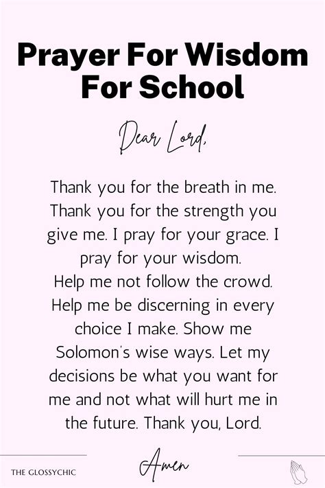 13 Prayer Points For School The Glossychic