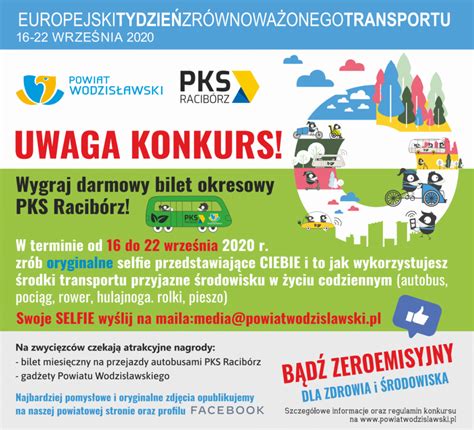 Konkurs Z Okazji Europejskiego Tygodnia Zrównoważonego Transportu