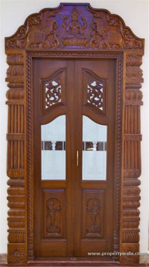 Modern Teak Wood Pooja Room Door Designs The Top Resource