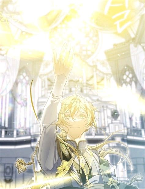 An Anime Character Holding Her Hand Up In The Air With Sunlight Coming Through It And Clock
