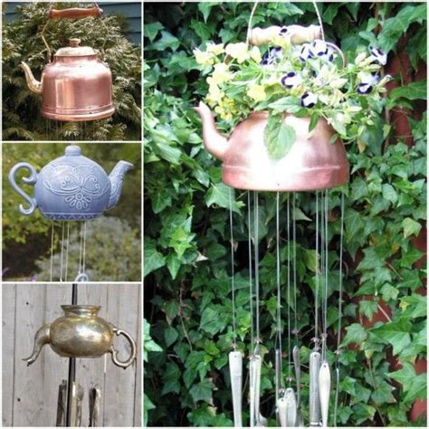 Looking for a beautiful, melodious set of wind chimes? DIY Teapot Wind Chime Pictures, Photos, and Images for ...