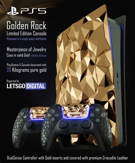 Ps5 Limited Edition Gold Console Is Ridiculous And Expensive