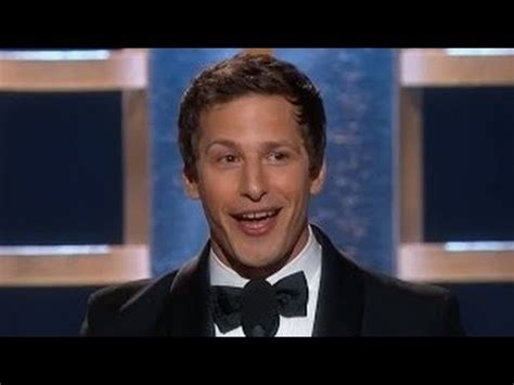 Andy Samberg Hilarious Acceptance Speech Golden Globes Awards