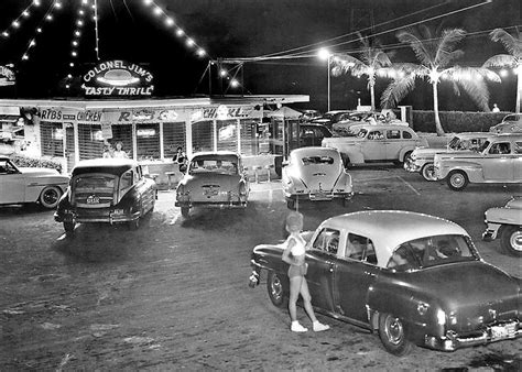 1950s Drive In Restaurant Car Hop Classic Cars Car