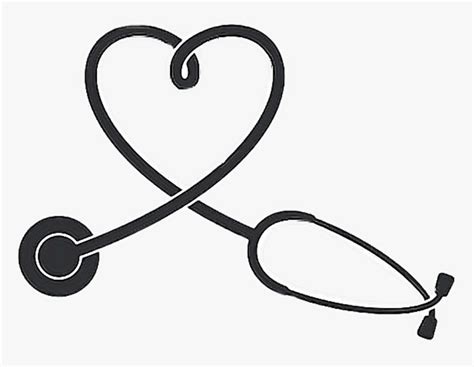 Nurse Heart Stethoscope Svg For Cricut