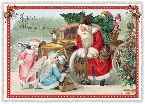 Traditionell wünscht man sich in deutschland „fröhliche weihnachten. Stofftiere, Papeterie und mehr|Weihnachtskarte PK734 ...