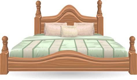 Free Large Elegant Bed Clip Art Clipartix