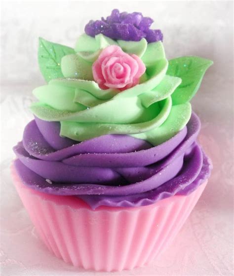 A piece of cake, as it were. handmade soap cupcake | Cupcake soap, Soap cake, Cupcake ...