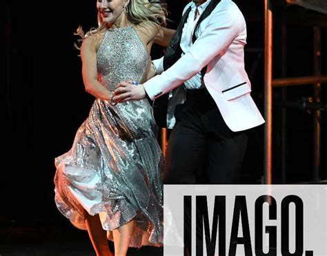 Hollywood Fl February 17 Alan Bersten And Emma Slater Perform During