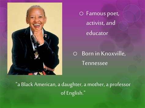 Ppt Nikki Giovanni Powerpoint Presentation Free Download Id2839708