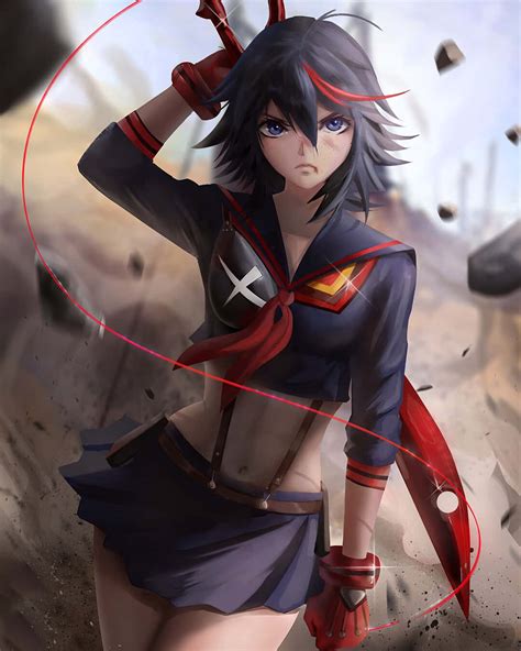 Download Ryuko Matoi Ready For Action In A High Quality Wallpaper Wallpaper Wallpapers Com