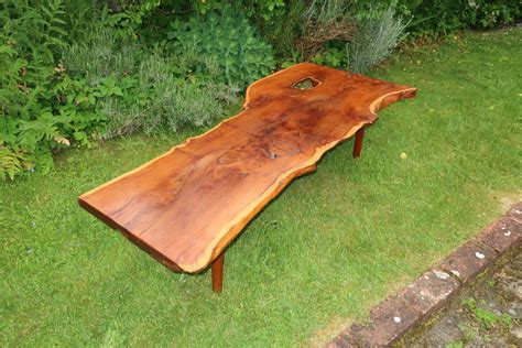 Yew Wood Coffee Table In Antique Coffee Tables