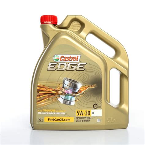 Castrol Edge 5w30 Ll 5l 15669e Ll03 Fully Synthetic Vw504 00507