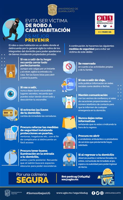 Infografía evita ser víctima de robo a casa habitación Repositorio