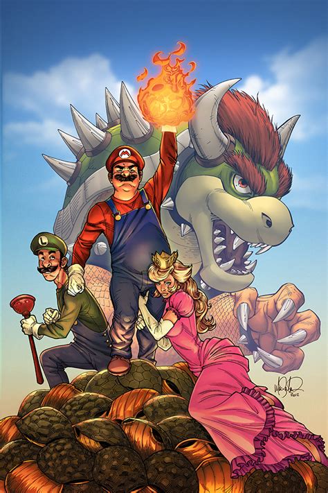 Super Mario By Teogonzalezcolors On Deviantart