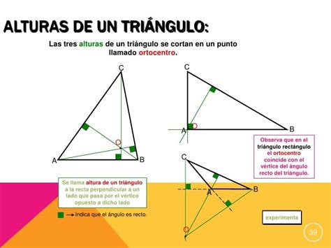 Eup Tercero Eso Rectas Y Puntos Notables De Los TriÁngulos