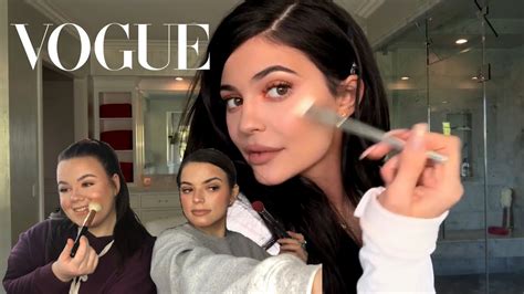 Following Kylie Jenners Vogue Makeup Tutorial Mary And Aine Youtube