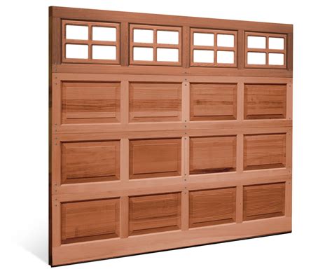 Hand Crafted Wood Garage Door Installed Pricing One Clear Choice Garage