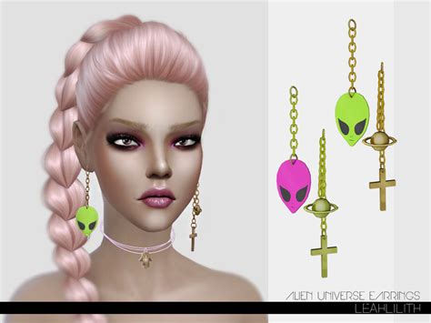 The Sims Resource Leahlillith Alien Universe Earrings