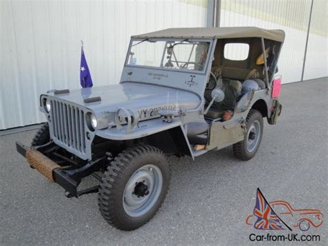 1945 Willys Mb 14 Ton Military Jeep Us Navy Older Restoration