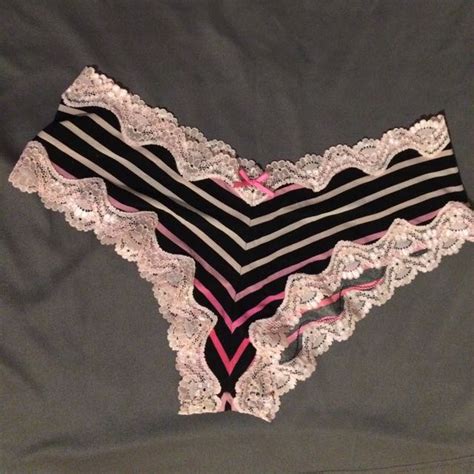Reserved Price Reduced Victorias Secret Strip Panty Womens Fashion