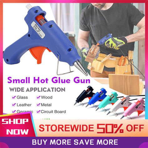 Mini Glue Gun 20w Hot Glue Gun With 30pcs Glue Stick Flexible Trigger