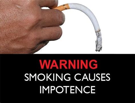 Smoking Causes Impotence Image 1