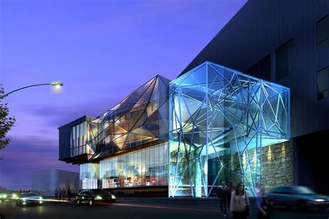 Artistic Building With Exquisite Glass Exterior 3d Model Max 3ds