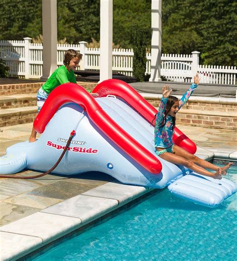 Product title banzai surf rider aqua park (inflatable water slide backyard summer fun pool) average rating: Inflatable Super Backyard Water Slide | 12+ | Ages ...