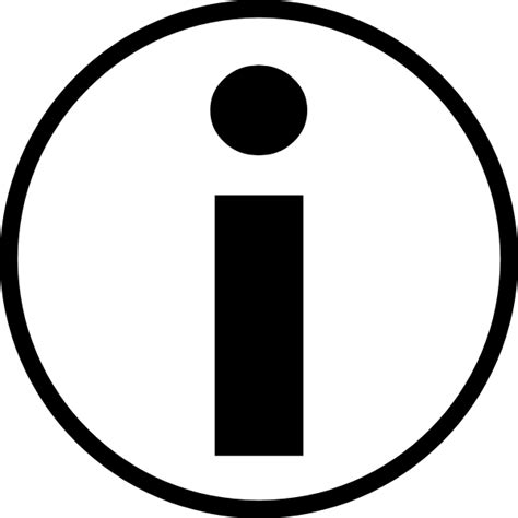 Missiridia Universal Information Symbol Clip Art At Vector