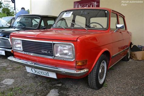 Group Simca Of The 1970s Simca 1005 Gls Simca Voiture Francaise