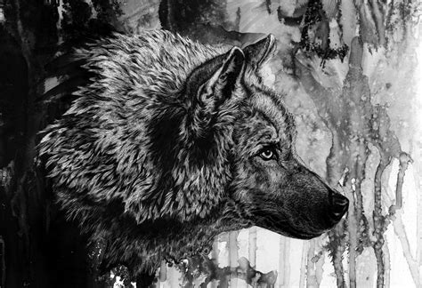Ink Wolf Wallpapers Hd Desktop And Mobile Backgrounds
