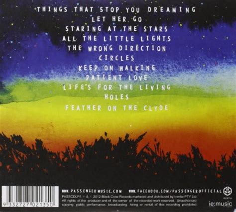 Passenger All The Little Lights Album Cover