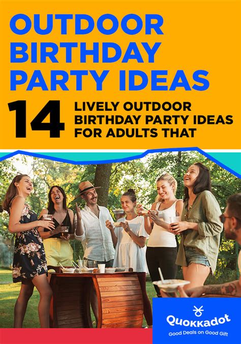14 Lively Outdoor Birthday Party Ideas For Adults That Make Them Feel