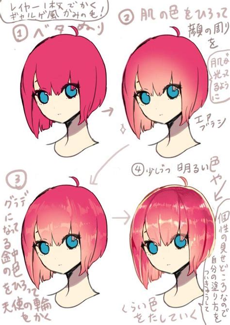 This premium tutorial is for manga university students. Basic hair shading tutorial | Anime drawings, Manga ...