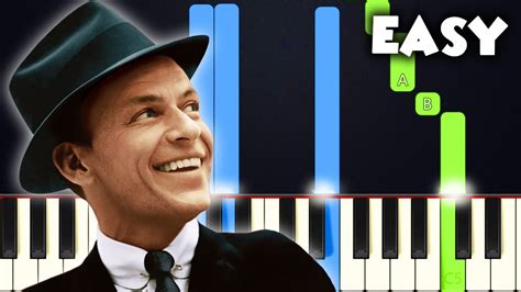 Fly Me To The Moon Frank Sinatra Easy Piano Tutorial Sheet Music By Betacustic Youtube