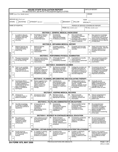 Da Form 1970 Fill Out Sign Online And Download Fillable Pdf