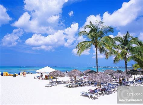 Cable Beach Nassau Bahama Stock Photo