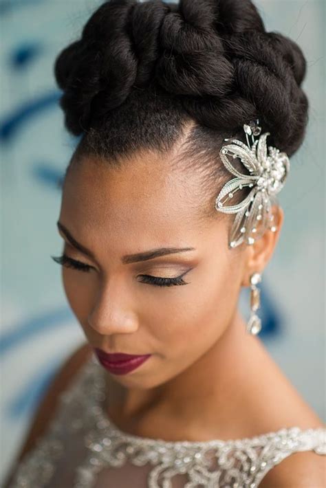 Black Women Wedding Hairstyles See More