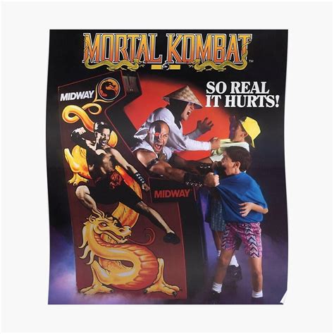 Mortal Kombat So Real It Hurts Poster By Icepatrol Redbubble