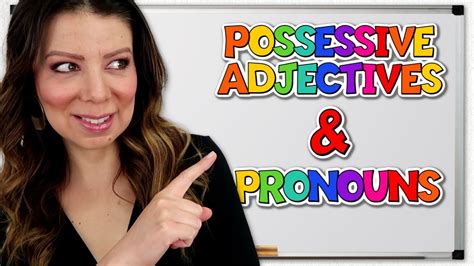 Diferencia Entre Adjetivos Posesivos Y Pronombres Posesivos En Ingles Possessive Pronouns