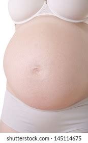 Pregnant Woman Naked Belly Pregnancy Foto Stock Shutterstock